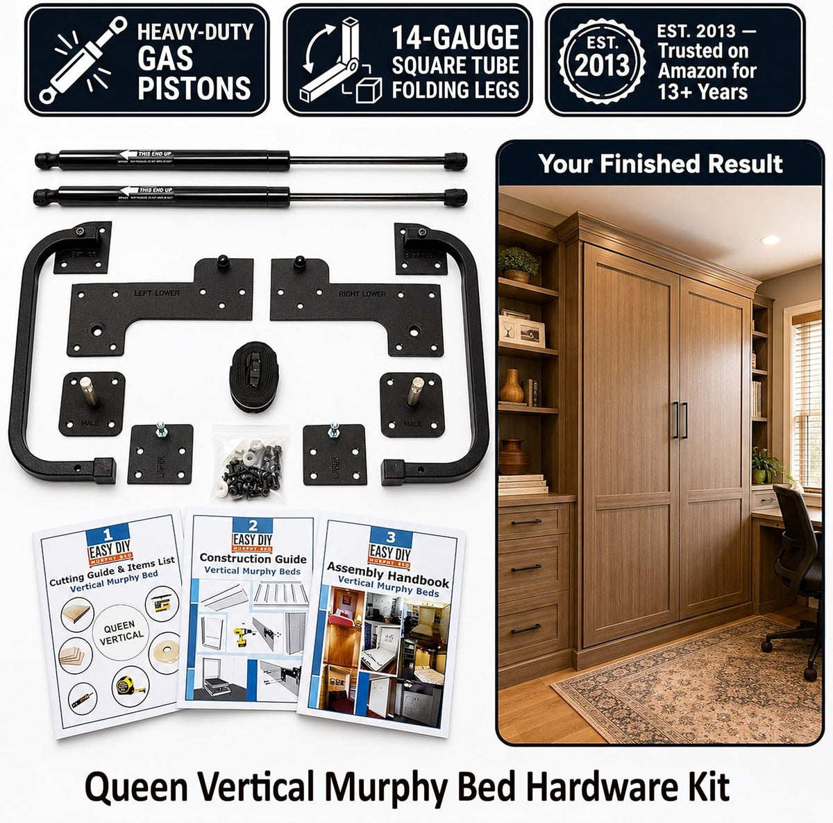 queen-size-murphy-bed-hardware-kit-vertical-wall-bed-frame-diy-murphy-bed-kit-with-gas-pistons-3-step-by-step-guides-made-in-north-america-hideaway-bed-mechanism