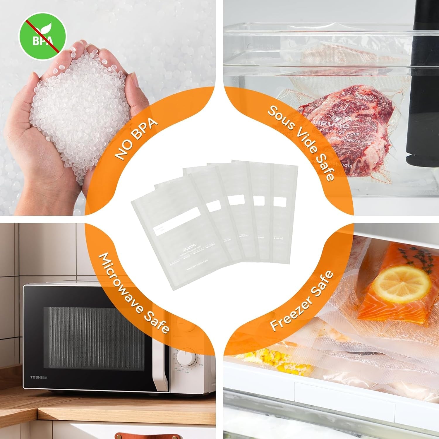 vacuum-sealer-bags-6x10-200-pint-bags-fits-food-saver-sealers
