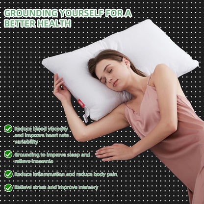 Grounding Mat for Bed,Grounding Bed Mat with Grounding Cord, Earth Pad Grounding Mat, Grounding Pad for Improving Sleep4