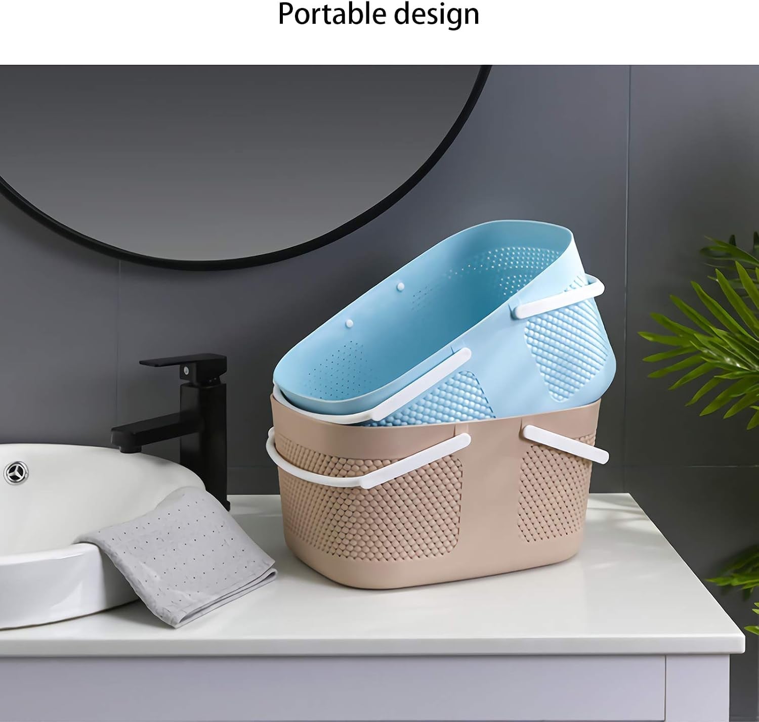 portable-plastic-shower-caddy-basket-organizer-with-handles-blue