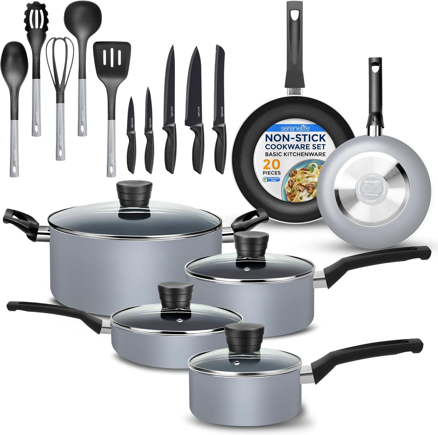 kitchenware-pots-pans-basic-kitchen-cookware-set-black-non-stick-coating-inside-heat-resistant-lacquer-20-piece-set-one-size-gray