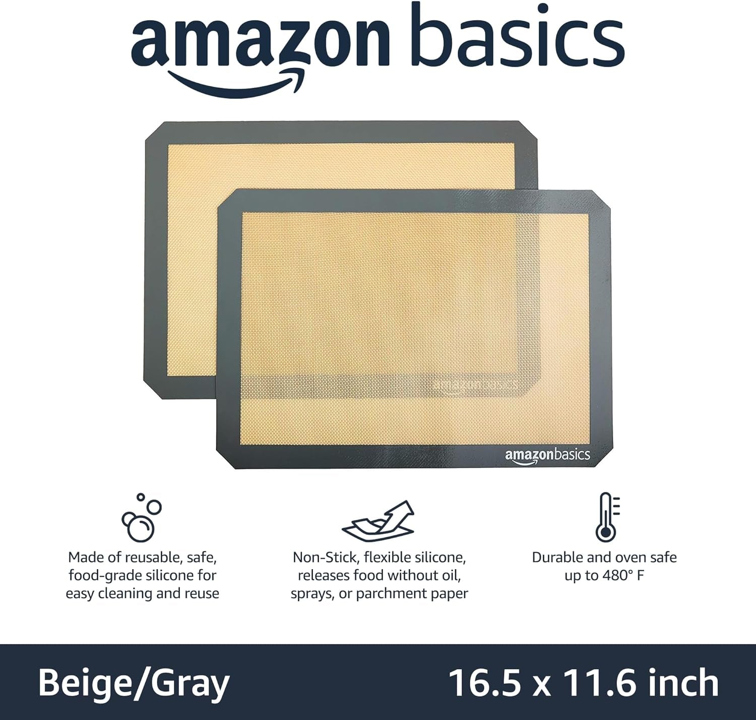 silicone-rectangular-baking-mat-non-stick-reusable-dishwasher-safe-food-safe-heat-resistant-16-5-x-11-6-beige-gray-2-pack