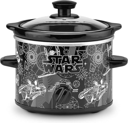 Ships in the Galaxy 2-Quart Slow Cooker from Select Brands - Food Warmer for Dips, Soups & Other Dishes - Electric Kitchen Appliance with Tempered Glass Lid1