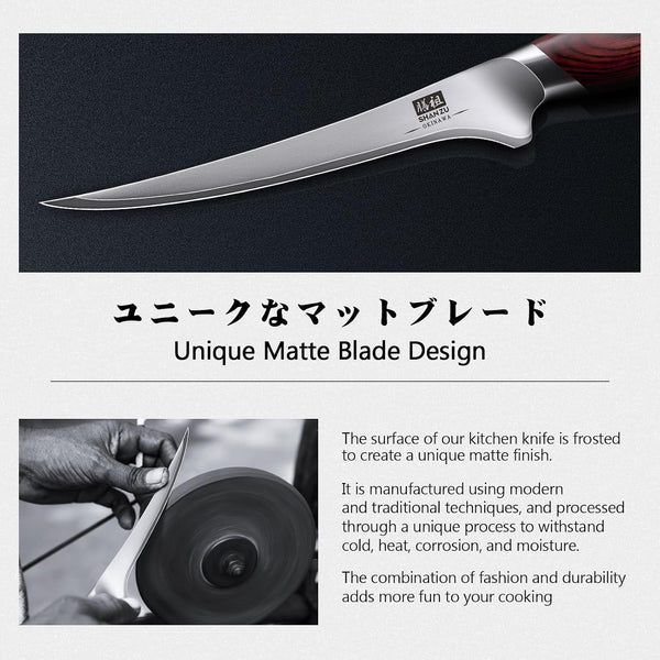 Fillet Knife 7 In, Razor Sharp Boning Knife for Meat5