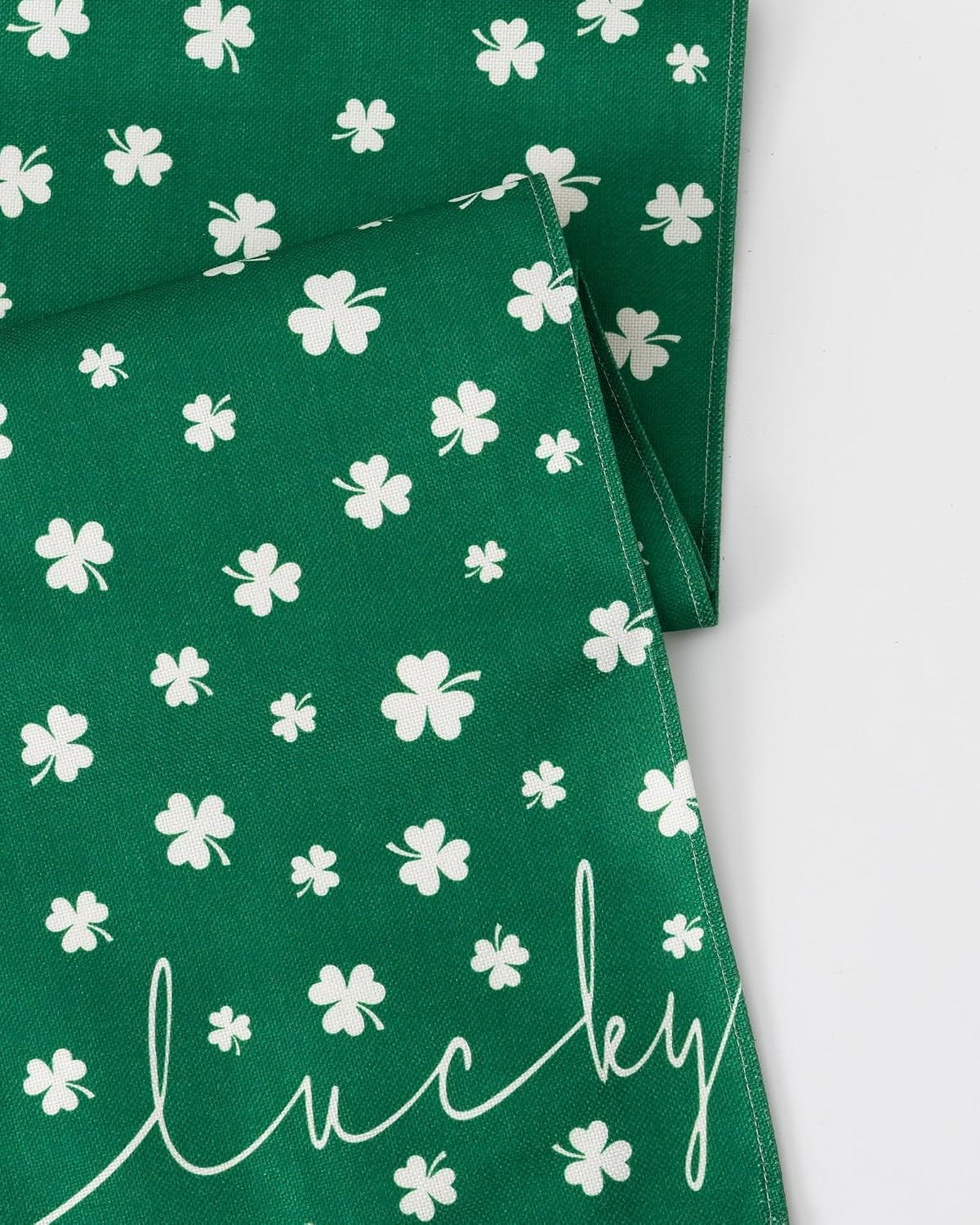 st-patricks-day-table-runner-decorations-13x72-inch-green-lucky-shamrock-table-decor-for-spring-holiday-indoor-outdoor-home-party-dinner-decor-lucky-green-13-x-72