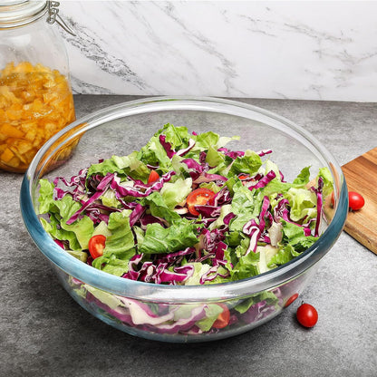Extra Large Glass Mixing Bowl - Glass Sourdough Bowl 6 Quart7