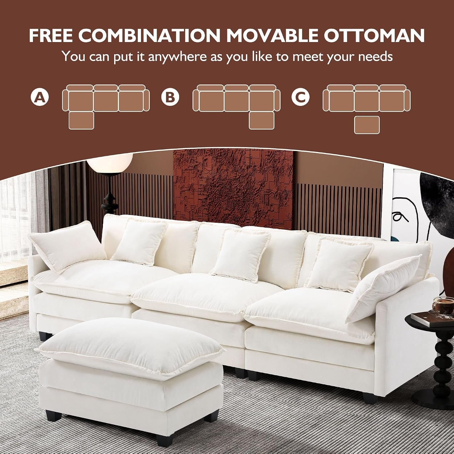 111-4-l-shaped-modern-sofa-modular-sectional-cloud-couch-with-ottoman-4-seat-chenille-deep-seat-sofa-with-pillow-for-living-room-bedroom-and-apartment-beige
