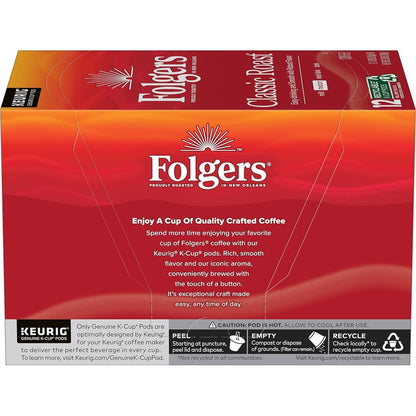 Classic Roast Coffee, Medium Roast, Keurig K-Cup Pods, 72 Count | 6 (12 Count) Boxes, Compatible with Keurig Coffee Makers7