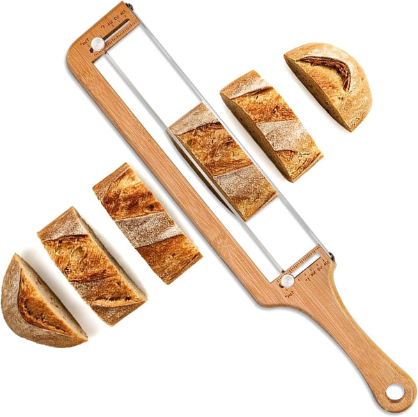 Adjustable Bread Slicer – Serrated Stainless Steel Blade1