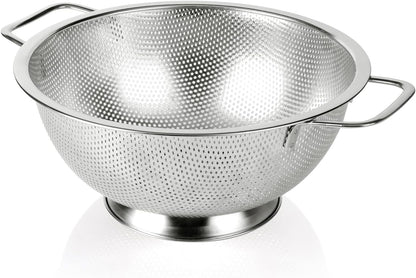 Colander Stainless Steel 3-Quart, Strainer Kitchen, Dishwasher Safe1