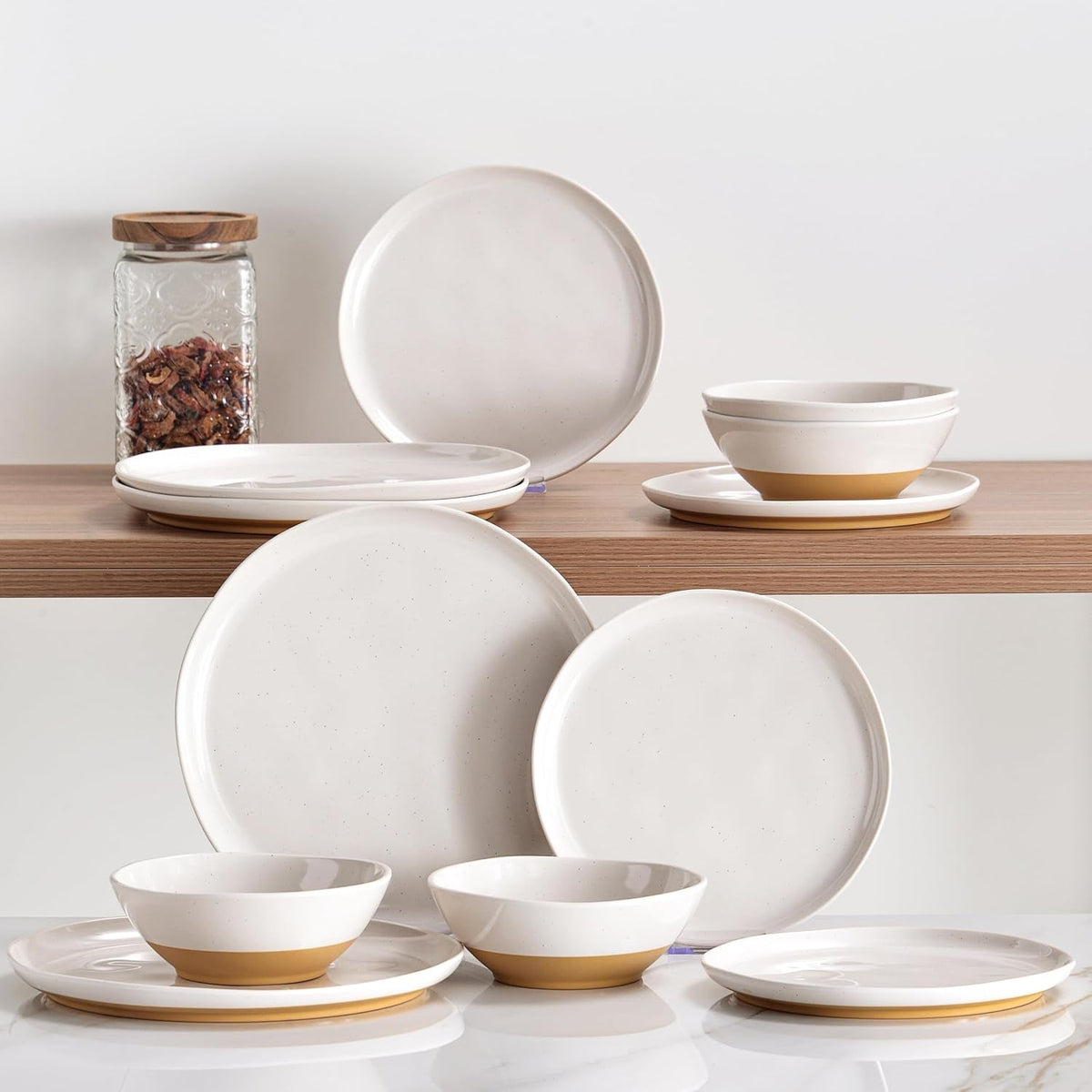 melamine-dinnerware-sets-of-12-pcs-melamine-plates-and-bowls-sets-for-4-unbreakable-dishware-sets-for-patio-rv-and-camping-dishwasher-safe-ivory