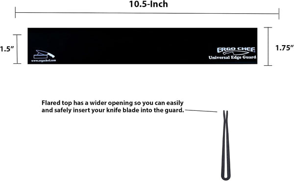 Universal Knife Edge Guard, Durable Blade Protector, Black2