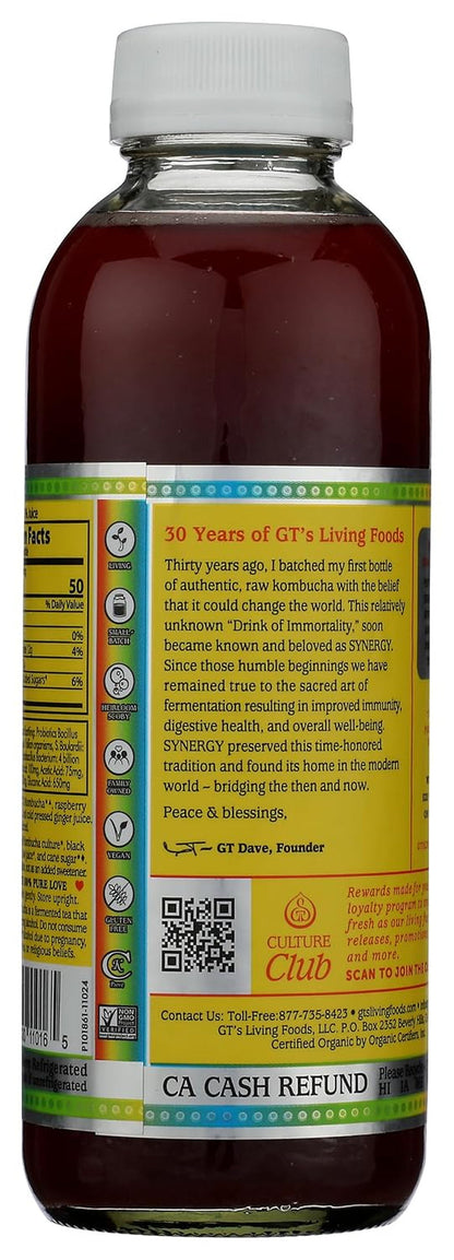 GTS Living Foods Trilogy Enlightened Kombucha, 16 FZ2