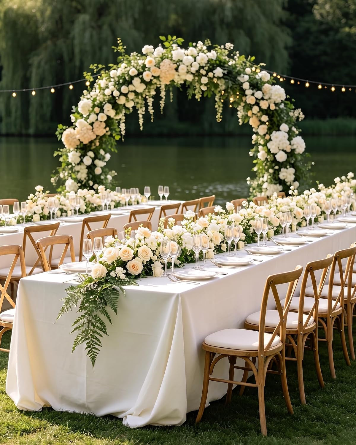 white-polyester-table-cloth-6-pack-60-x-84-in-rectangle-5-ft-tables-washable-wrinkle-resistant-weddings-parties