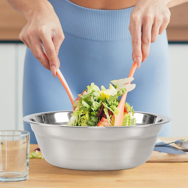 Set of 4 Stainless Steel Mixing Bowl Set, Metal Serving Bowls6