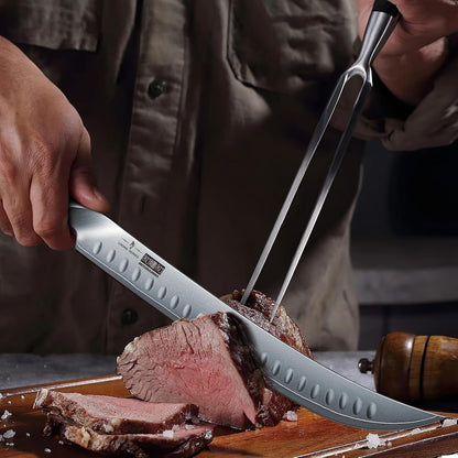 Carving Slicing Knife, 12 Inch Razor Sharp Japanese Brisket Knife6