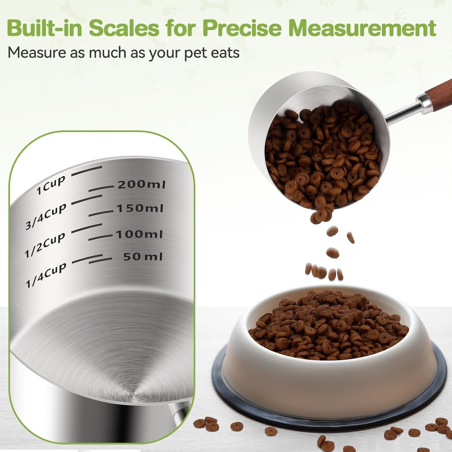dog-cat-food-scoop-measuring-cup-304-stainless-steel-material-1-cup-capacity-precision-scale-measurements