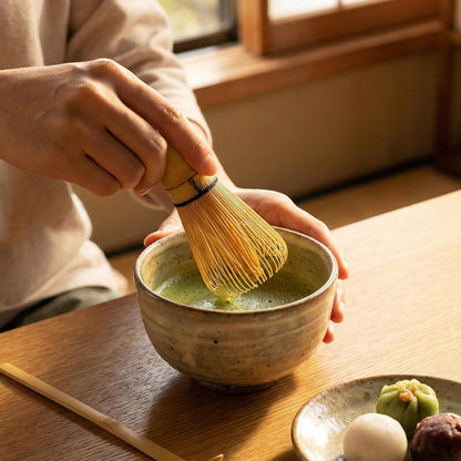 Matcha Whisk, Handcrafted Bamboo Whisk for Matcha Powder (Yellow) | Traditional Japanese Chasen for Matcha Stirrer, 100% Natural Matcha Wisk7
