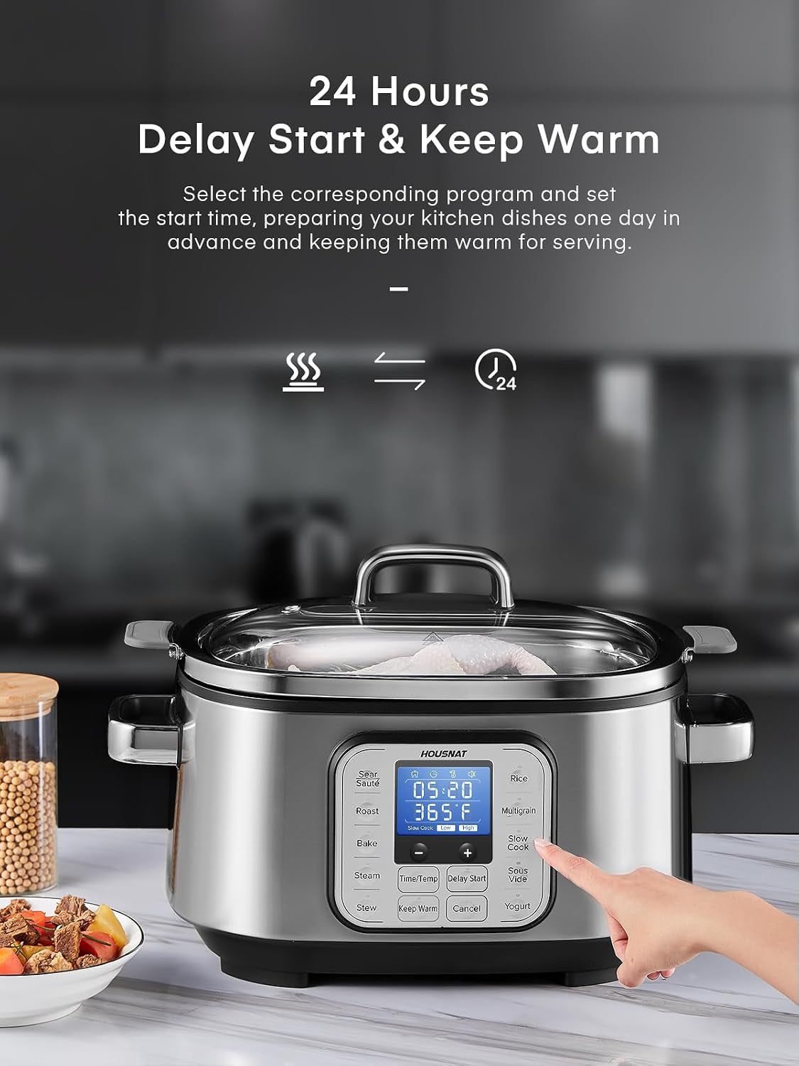 10-in-1-slow-cooker-6qt-stainless-steel-inner-pot-with-slow-cook-saute-steam-smart-timer-108-428-f-temperature-control-24h-delay-start