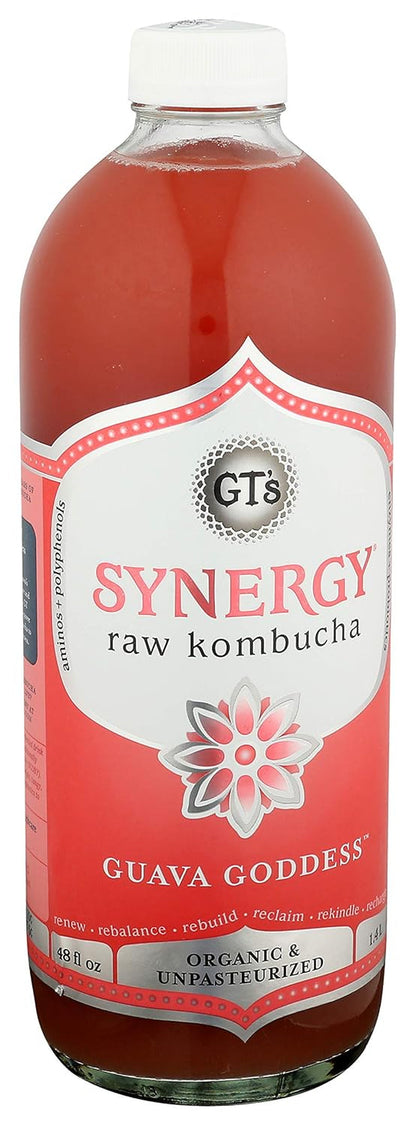 Synergy the Real Kombucha, Guava Goddess - 48Oz3