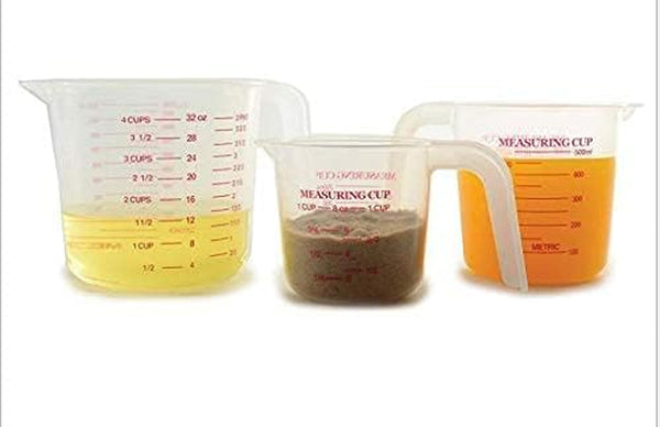 Plastic Measuring Cup Set, 3Pcs6