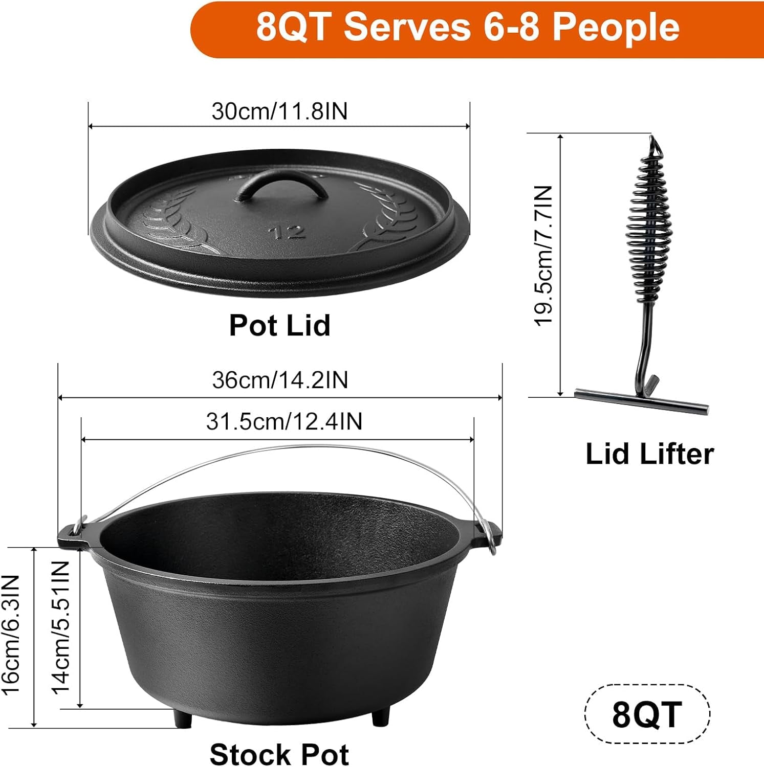 pre-seasoned-8qt-large-cast-iron-camping-dutch-oven-pot-with-lid-heavy-duty-camping-cookware-incl-lid-lifter-dual-handles-for-outdoor-campfire-grill-oven-stovetop-cooking-black