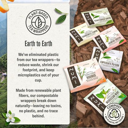 Numi Organic Rooibos Tea, 18 Herbal Tea Bags, Caffeine Free | South African Red Tea with Deep Earthy Vanilla Taste6