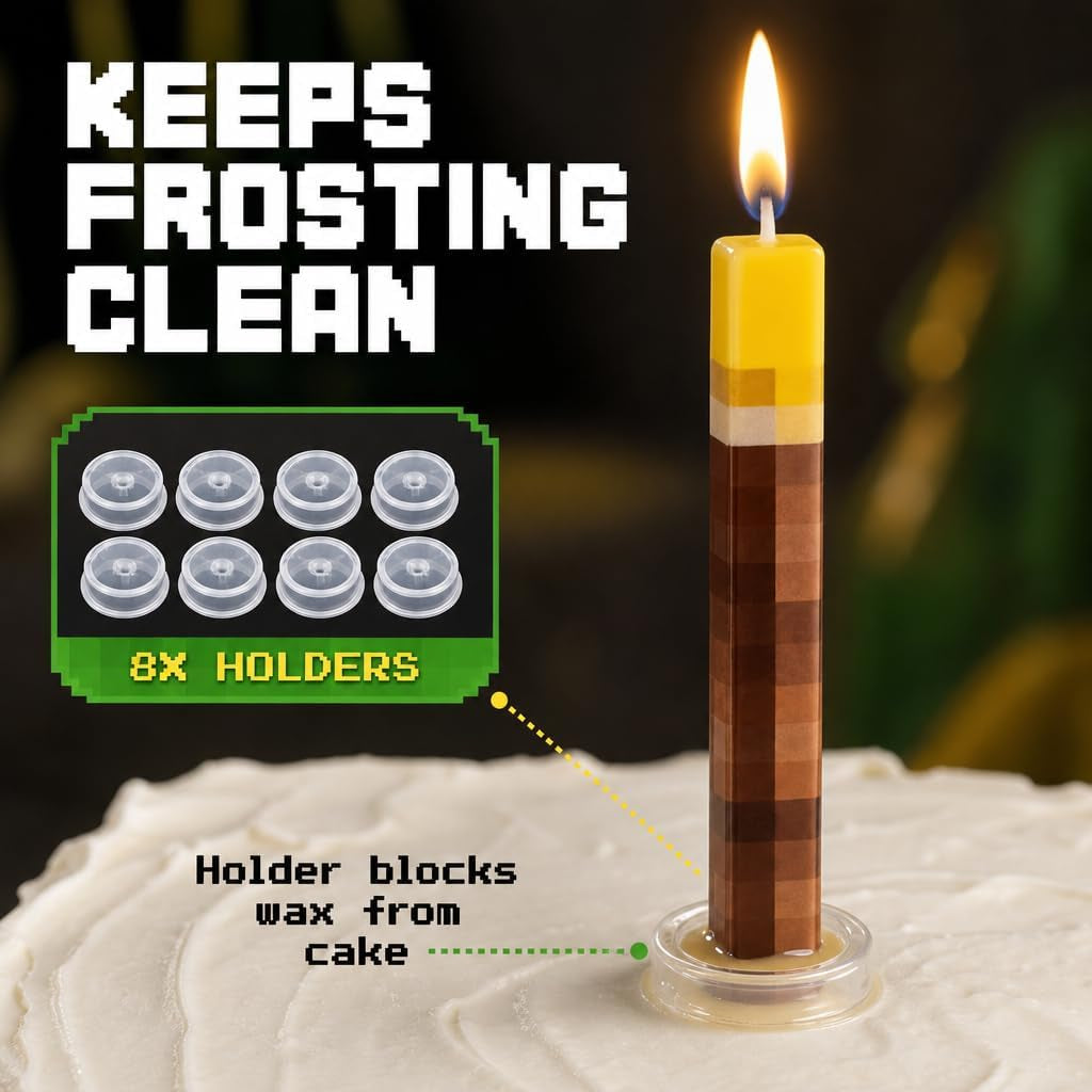 large-birthday-candles-8pcs-pixel-torch-cake-toppers-gamer-party-decor