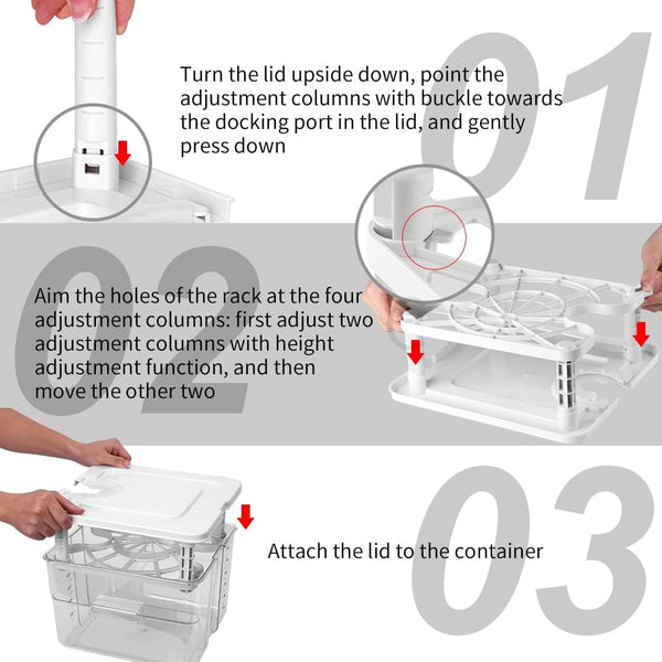 Sous Vide Container 12.6 QT with Lid and Rack Slow Cooker Container | Complete Kit with Lid and Rack, Minimal Water Evaporation, Compatible with Most Sous Vide Machines7
