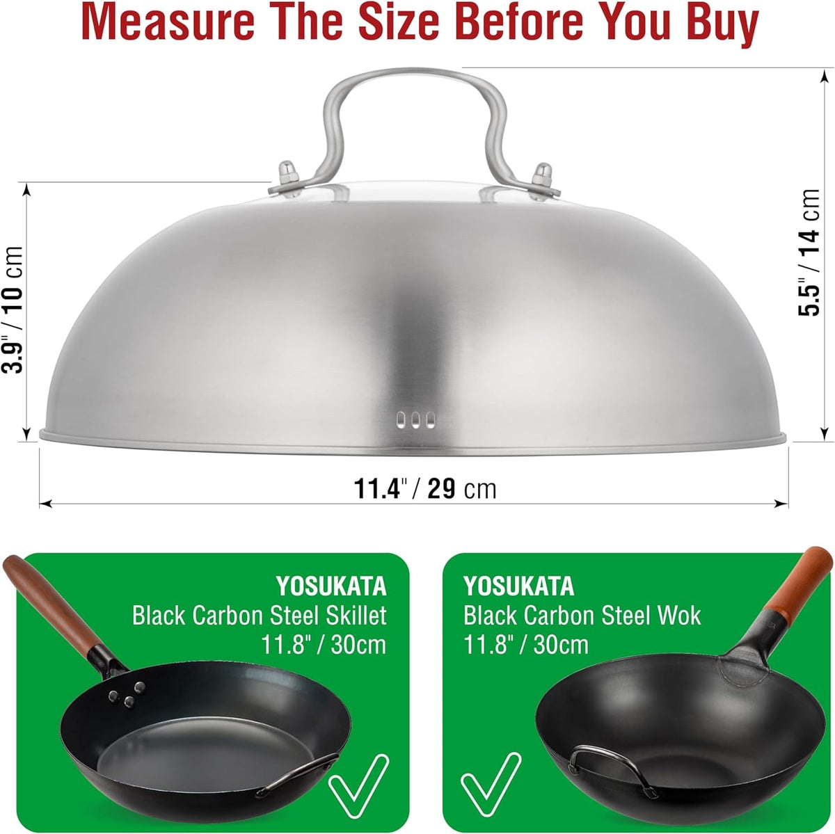 carbon-steel-wok-pan-11-8-woks-and-stir-fry-pans-wok-lid-11-4-in-premium-stainless-wok-cover-with-tempered-glass-insert-steam-holes-and-ergonomic-handle