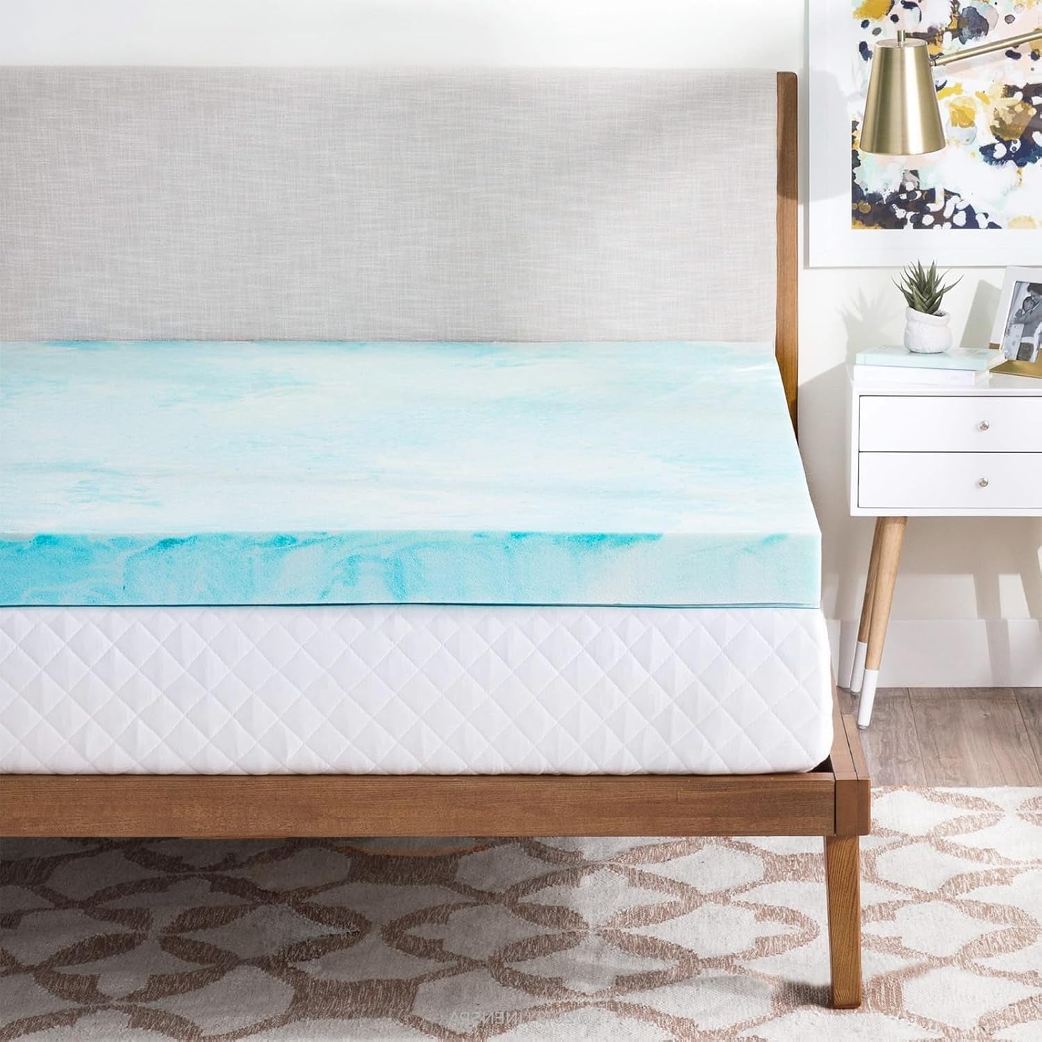 3-inch-full-memory-foam-mattress-topper-gel-foam-mattress-topper-for-pressure-relief-ventilated-design-bed-topper-in-a-box-certipur-us-certified-gel-memory-foam-relieves-pressure-ventilated-design-keeps-cool-fits-full-size-certipur-us-certified-comes-in-a-box