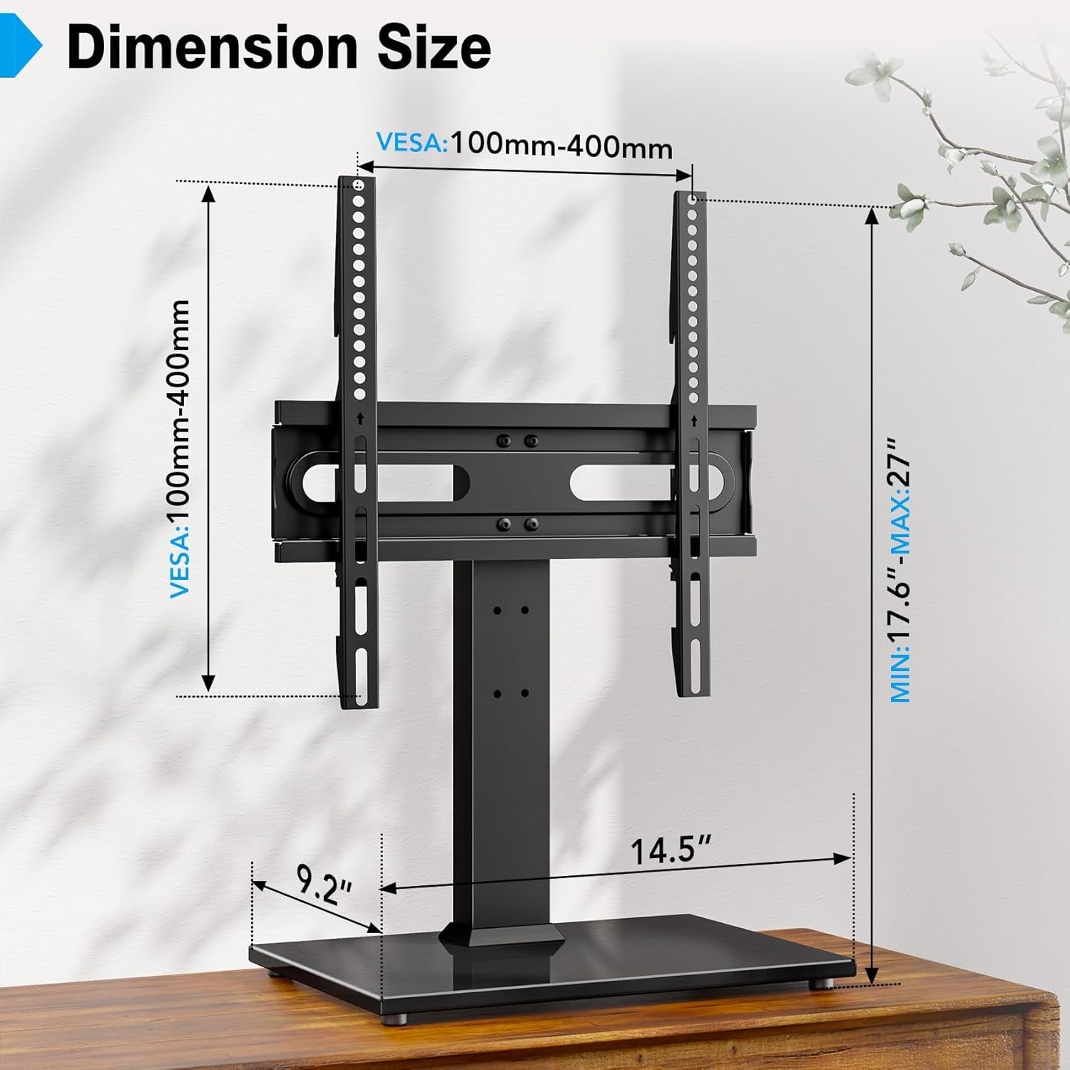 universal-tv-stand-table-top-tv-stand-for-27-60-inch-lcd-led-tvs-9-level-height-adjustable-tv-base-stand-with-tempered-glass-base-wire-management-vesa-400x400mm