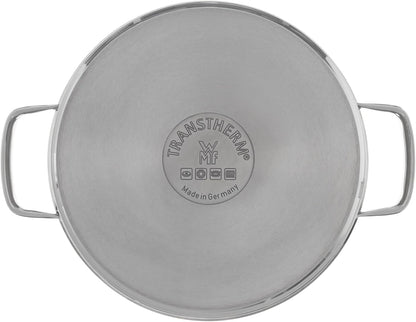 Compact Cuisine 5-Piece Induction Saucepan Set with Glass Lid, Polished Cromargan Stainless Steel, Induction Pots Set, Uncoated, Inner Scale14