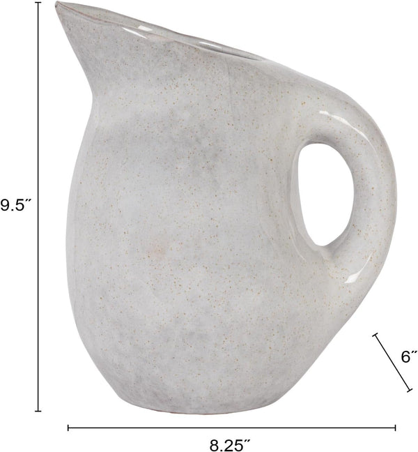 Neutral Reactive Glaze Stoneware Pitcher2
