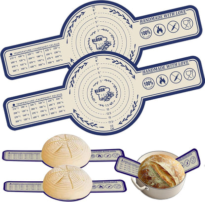 Large Silicone Bread Sling for Dutch Oven, 2 Pack (10" Round) – Non-Stick & 500°F Heat Resistant Sourdough Mat, Easy to Clean, Reusable Food-Grade Sourdough Sling – Fits 7 Qt and up Dutch Ovens8