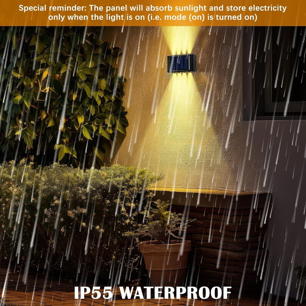 8-pack-solar-wall-lights-for-outside-3000k-warm-solar-fence-lights-up-and-down-autumn-led-outdoor-decorative-waterproof-lamps-dusk-to-dawn-led-lighting-wall-sconces-for-outside-deck-garage