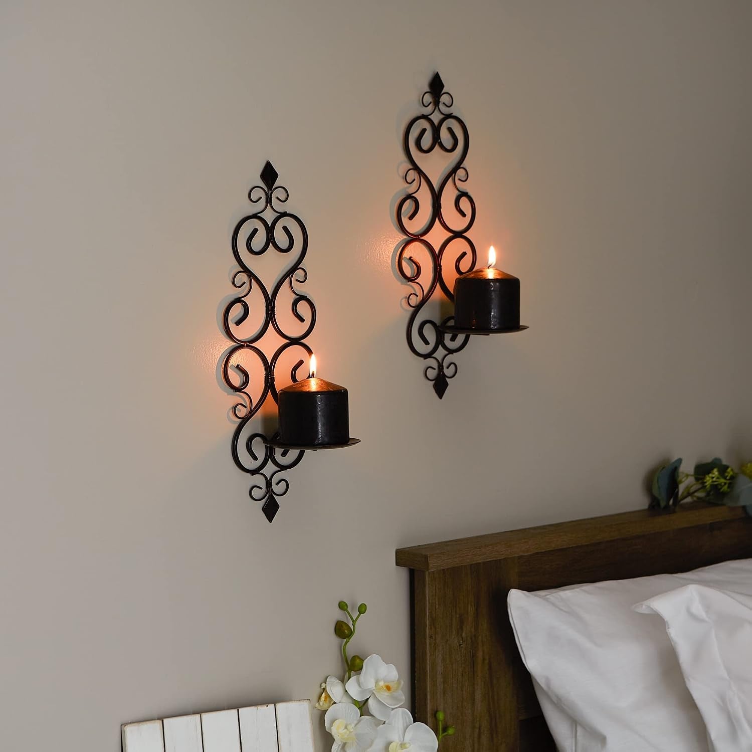 gothic-cathedral-collection-dual-candle-wall-sconces-5-5x4-375x15-75-fleur-de-lis-2-piece