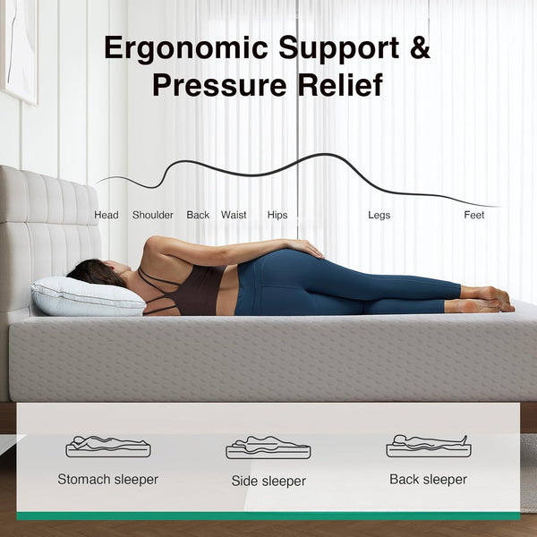 6 Inch Full Size Mattress, Full Memory Foam Mattress3