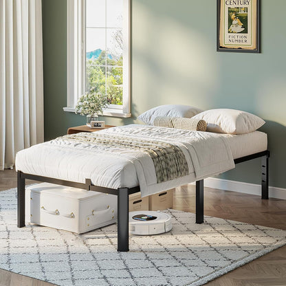 Twin Bed Frame, 14 Inch Heavy Duty Steel Platform, Noise-Free3