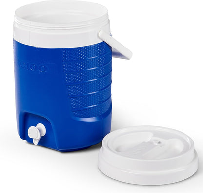 2 Gallon Portable Sports Cooler Water Beverage Dispenser, Insulated Cooler Dispenser, Majestic Blue3