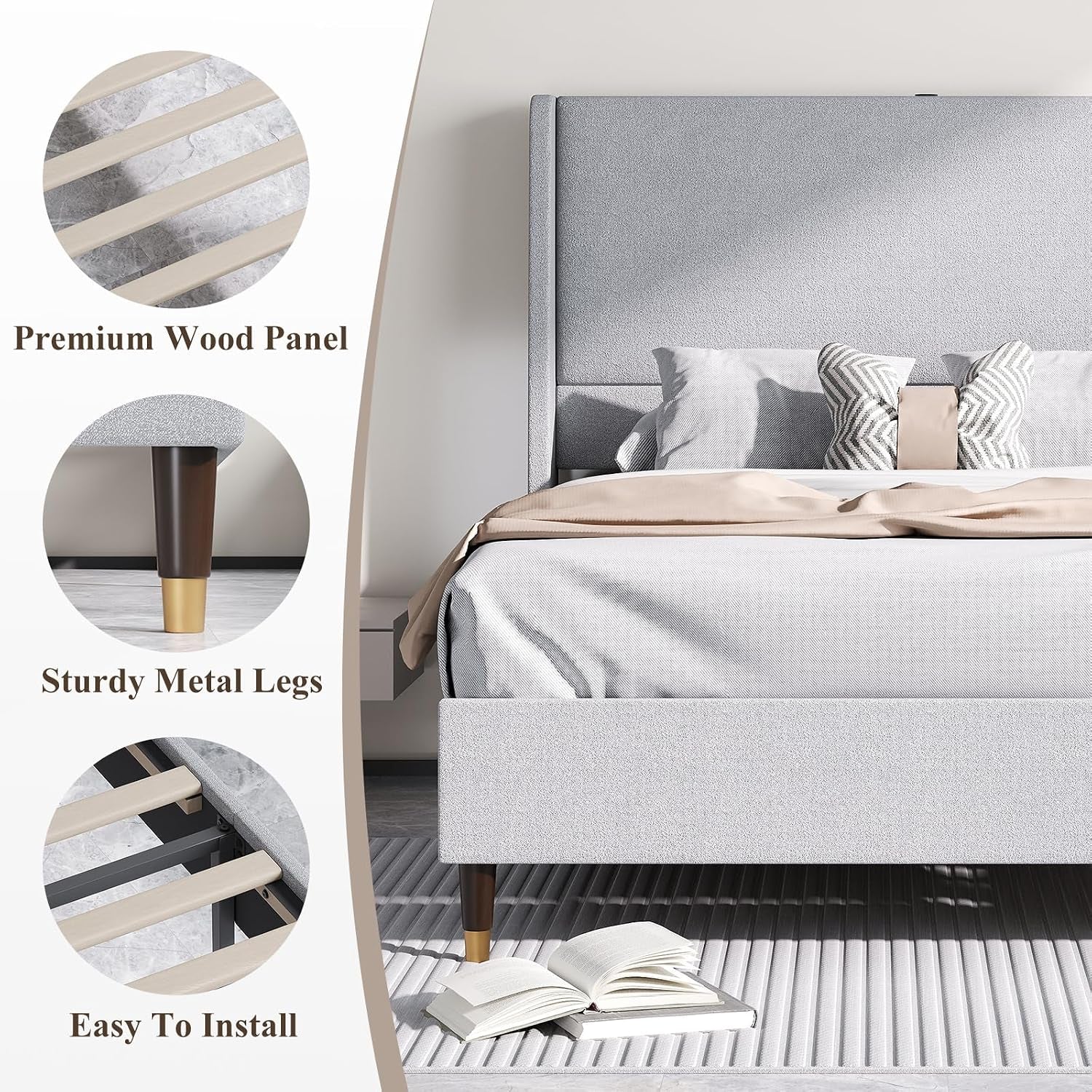 queen-bed-frame-with-upholstered-linen-headboard-platform-bed-with-usb-charging-ports-sturdy-metal-frame-no-box-spring-required-quiet-noise-free-modern-bedroom-furniture-grey