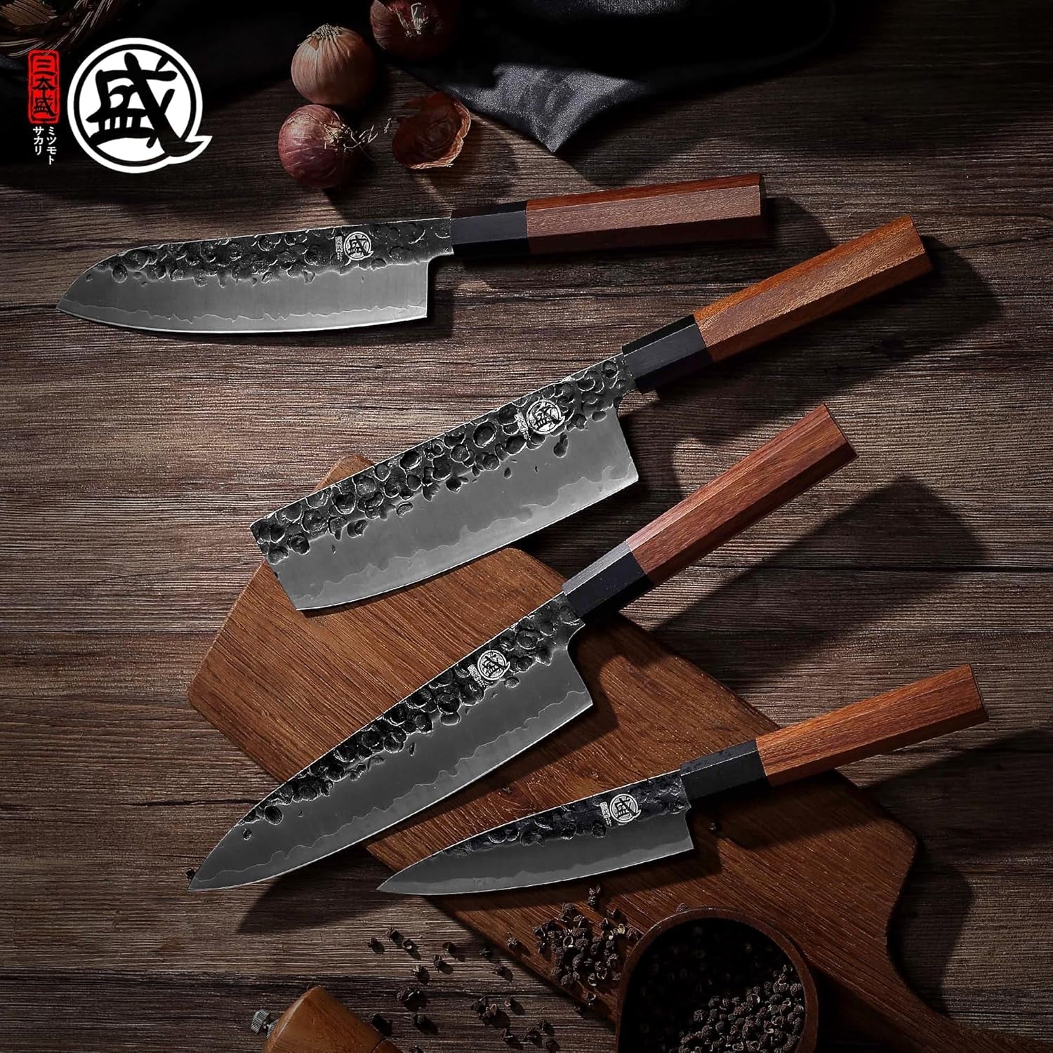 4-piece-japanese-chef-knife-set-san-mai-9cr18mov