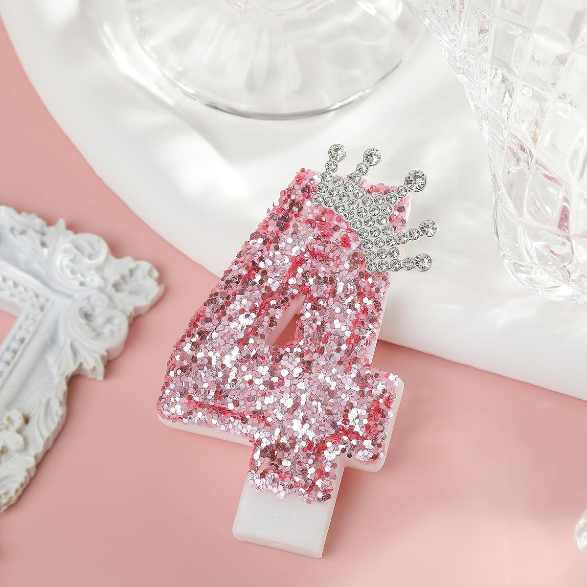 birthday-number-candles-pink-crown-birthday-candles-for-cake-glitter-number-4-candle-cake-topper-with-sequins-for-girls-women-anniversary-celebrations-supplies
