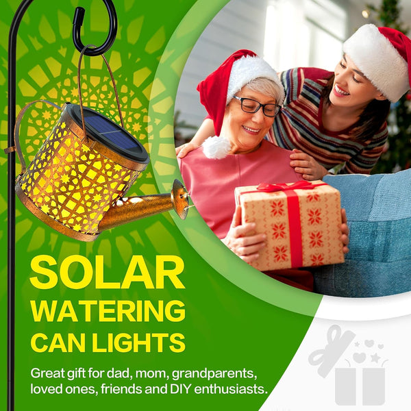 Solar Watering Can Lights Waterproof Outdoor Decorative Garden Decor7