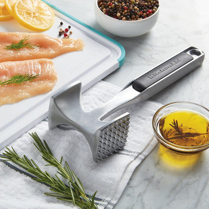 Kitchenaid Gourmet Multi Sided Meat Tenderizer for Pounding Meats, Nuts, Shellfish, Ect, Hang Hole for Easy Storage, Hand Wash, One Size, Black7