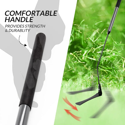39In Serrated Steel Scythe, Grass Whip for Tall Grass & Weeds6