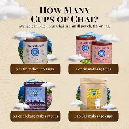 '- Traditional Masala Chai - Makes 100 Cups - 3 Ounce Masala Spiced Chai Powder with Organic Spices - Instant Indian Tea No Steeping - No Gluten8