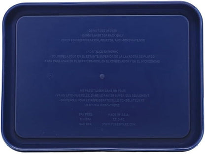 7210-PC (3-Cup) Blue Food Storage Lid (2-Pack) - Made in USA2