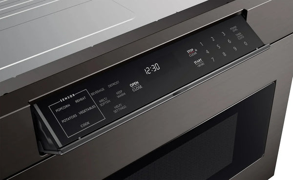 SMD2470AH Microwave Drawer Oven, 24-Inch, 1.2 Cubic Feet, 950 Watt, Concealed Control Panel with Digital LCD Display, Black Stainless Steel13
