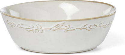 Homespun Stoneware 16-Piece Dinnerware Set for 44